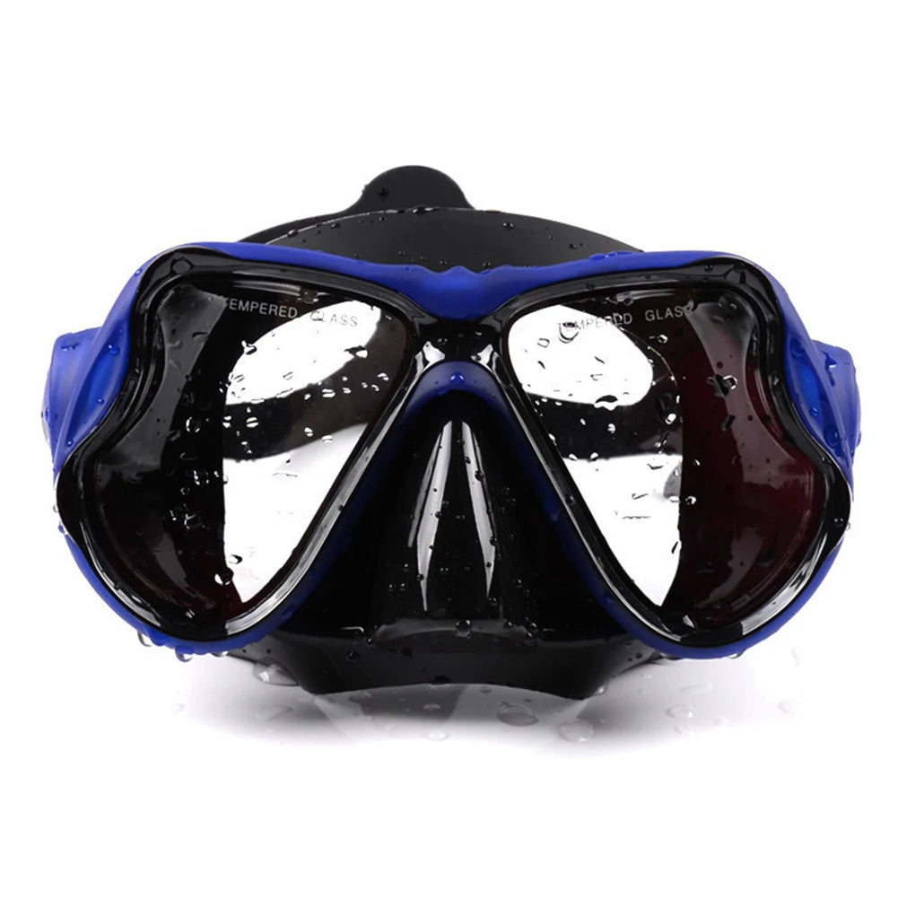 Scuba Diving Mask Anti-Fog Professional Snorkeling Mask Panoramic Wide View Snorkels Diving Goggles for Free Swim