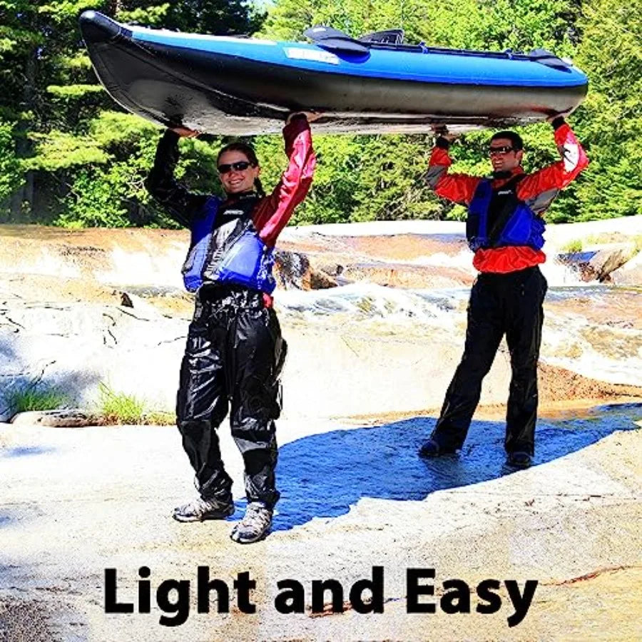 420X Explorer Inflatable Kayak For Fishing Touring Camping Exploring And White Watering With Self Bailing System Removable Skeg