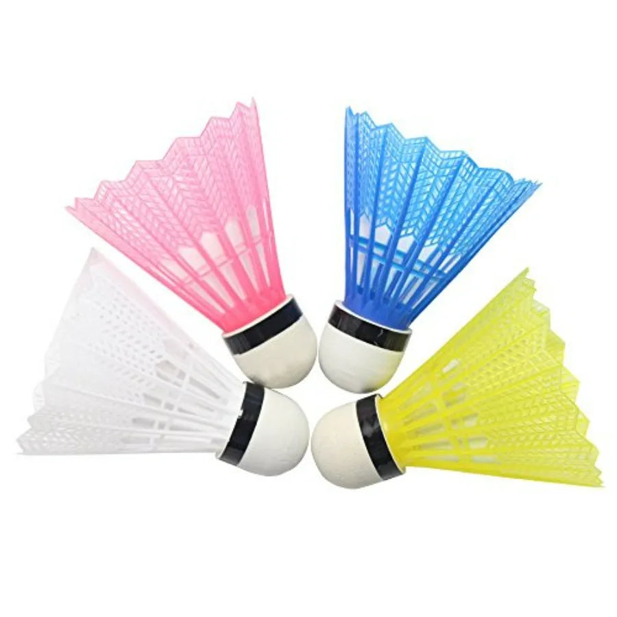 12 Pcs Badminton Shuttlecocks Badminton Birdie, Indoor Outdoor Sport Ball Training Exercise Gym Fitness Game