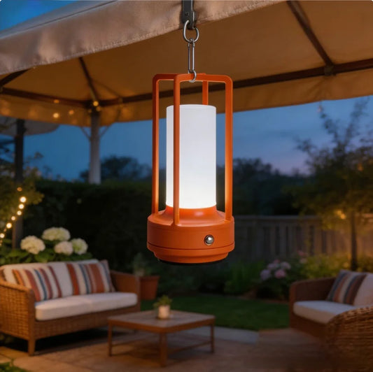 LED Camping Lantern Touch Control Rechargeable 800mAhBattery Table Lamp Type-C Cable Portable Outdoor Light Emergency Home Decor