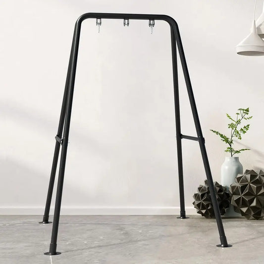 Stand,Heavy Duty Hanging Chair Stand,AFrame Metal Swing Sets for Backyard,Hammock Stand for Balcony, Patio, Terrace, Holds up to