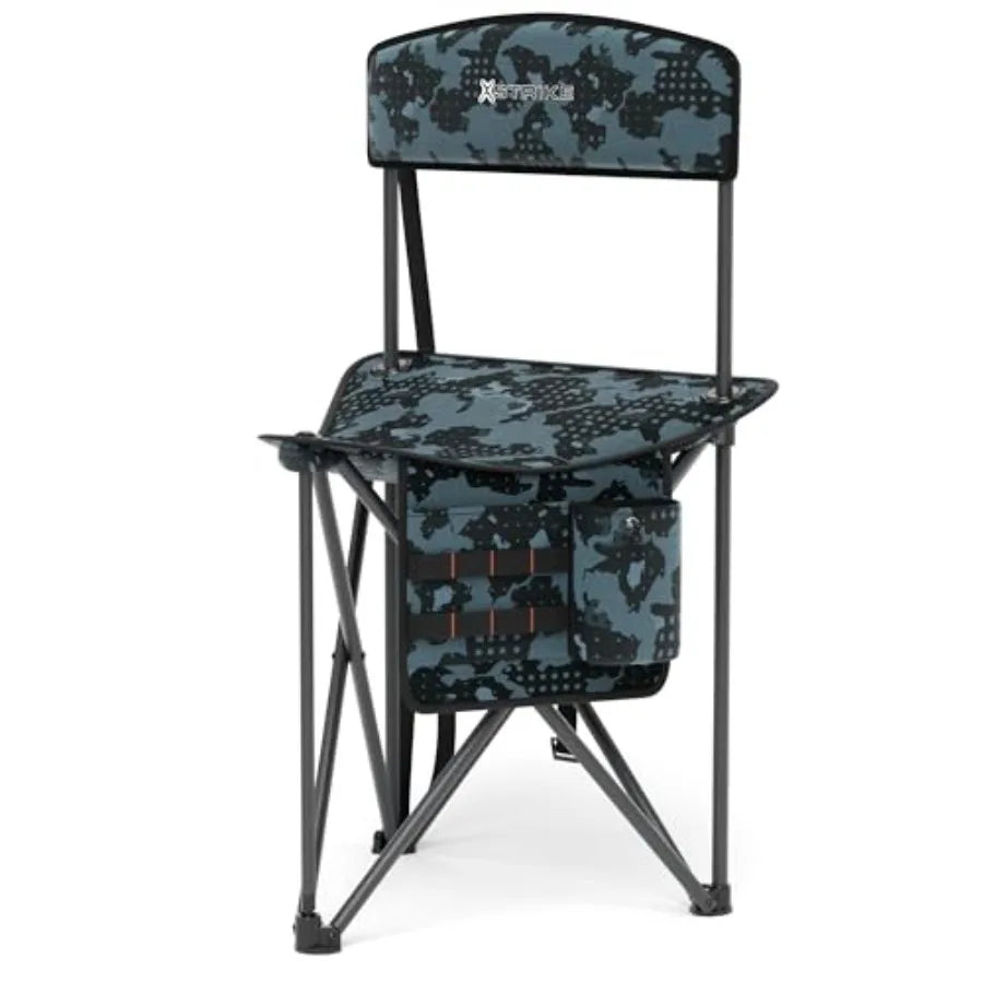 Portable Fishing Chairs Outdoor Folding Stool for Adults Portable Camping Chair for Ice Fishing, Hunting, Lawn, Patio, Garden,