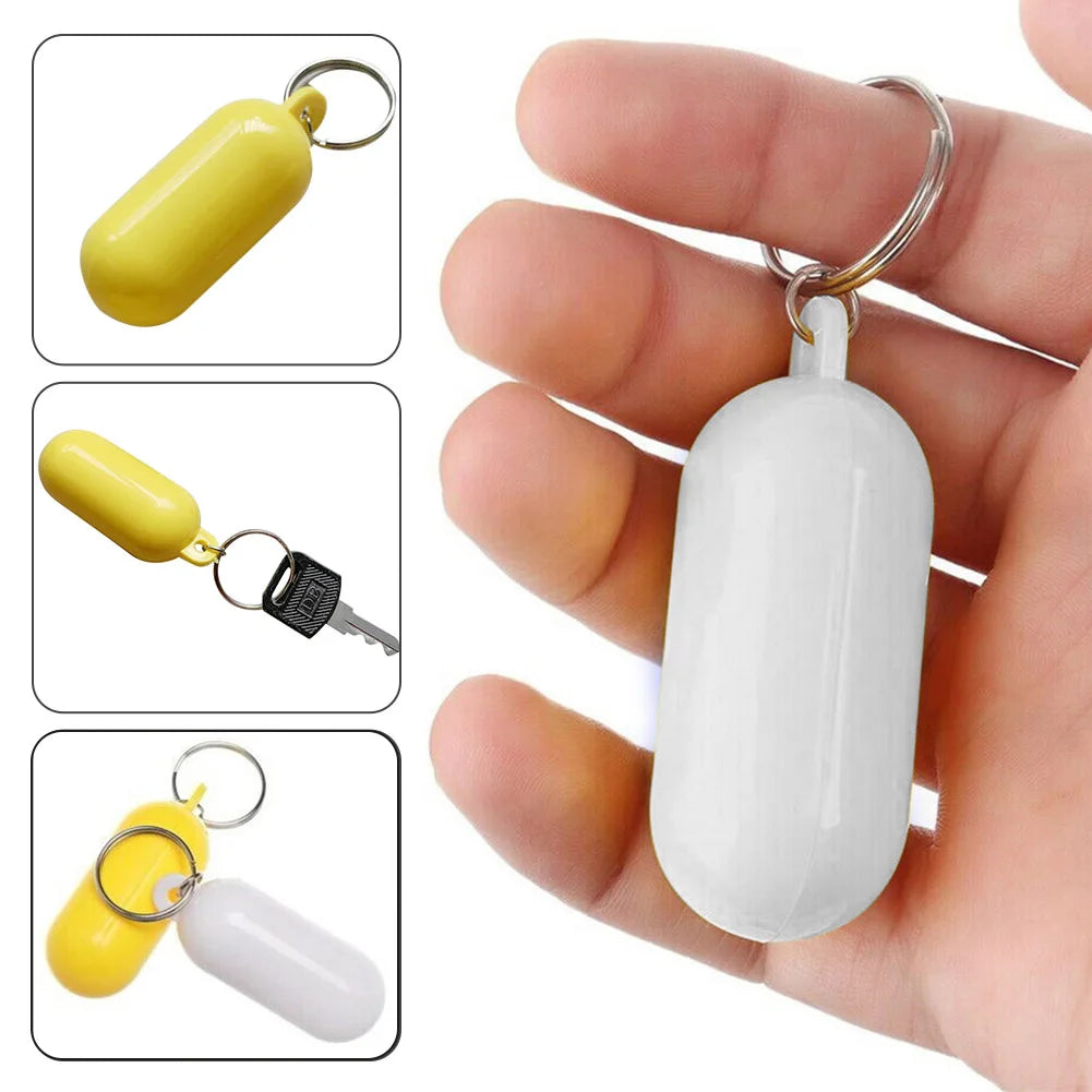 Float Keys Buckle Portable Floating Keychain Plastic Anti-lost Lightweight Swimming Drifting Beach Accessories