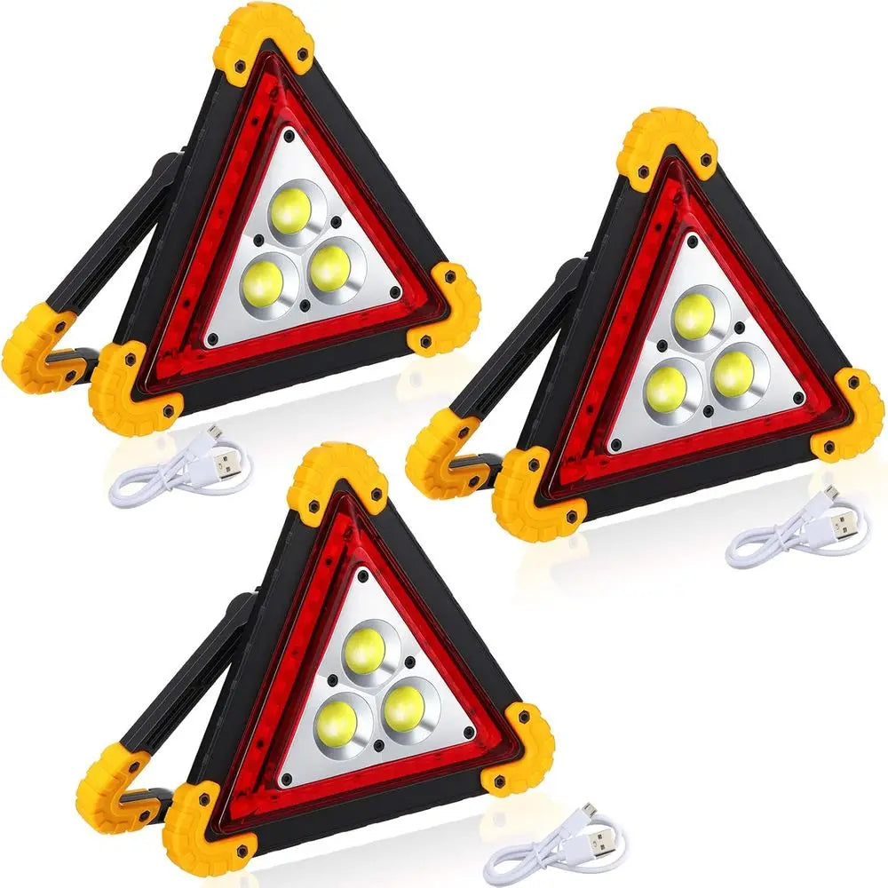 Huquary LED Ency Warning e, Rechargeable Portable lashing LED Warning e Light with 4 es, Saety Hazard Light or Car Truck RV Vehi