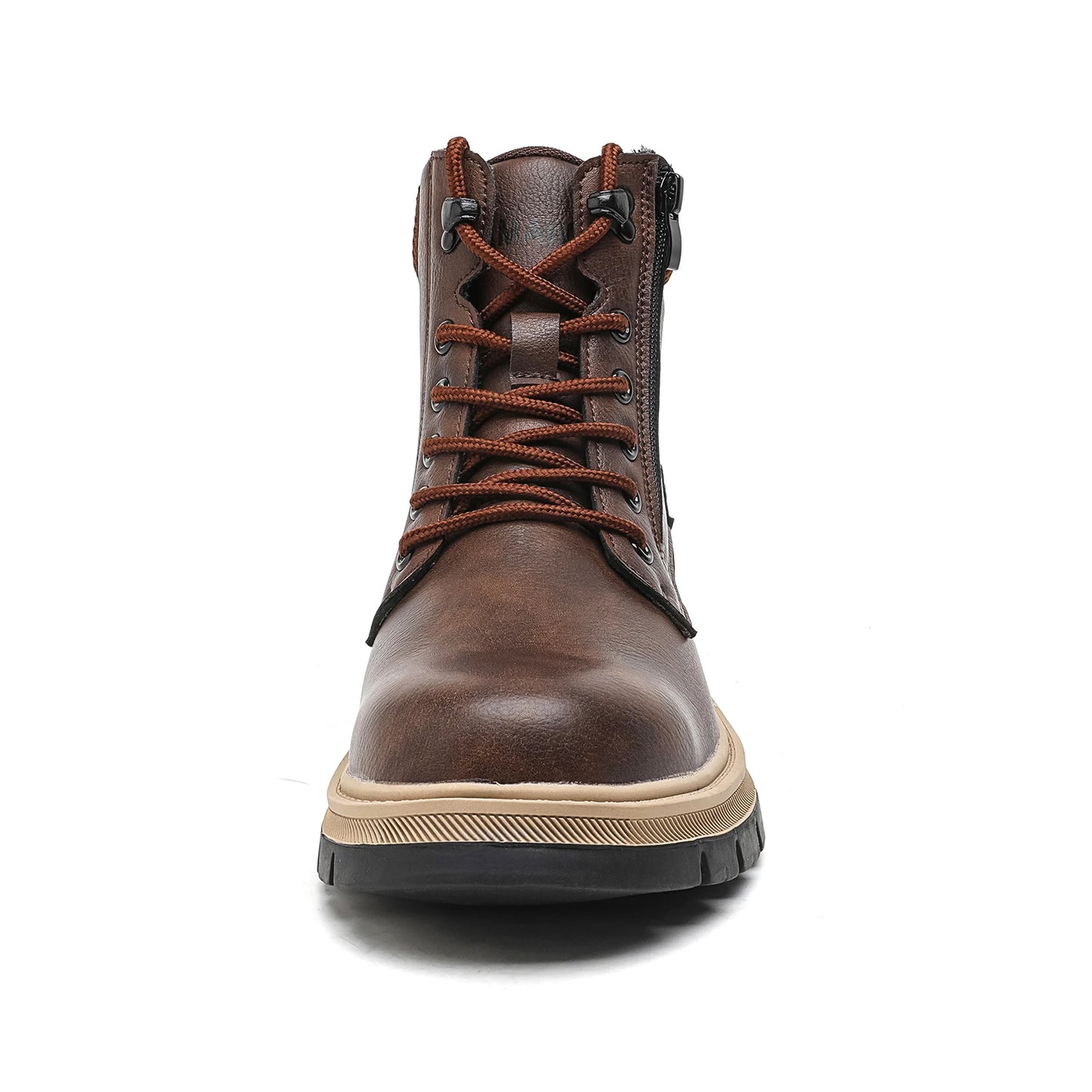 Waterproof Safety Boots Men Indestructible Steel Toe Work Boots Anti-smash Stab-resistant Safety Shoes Biker