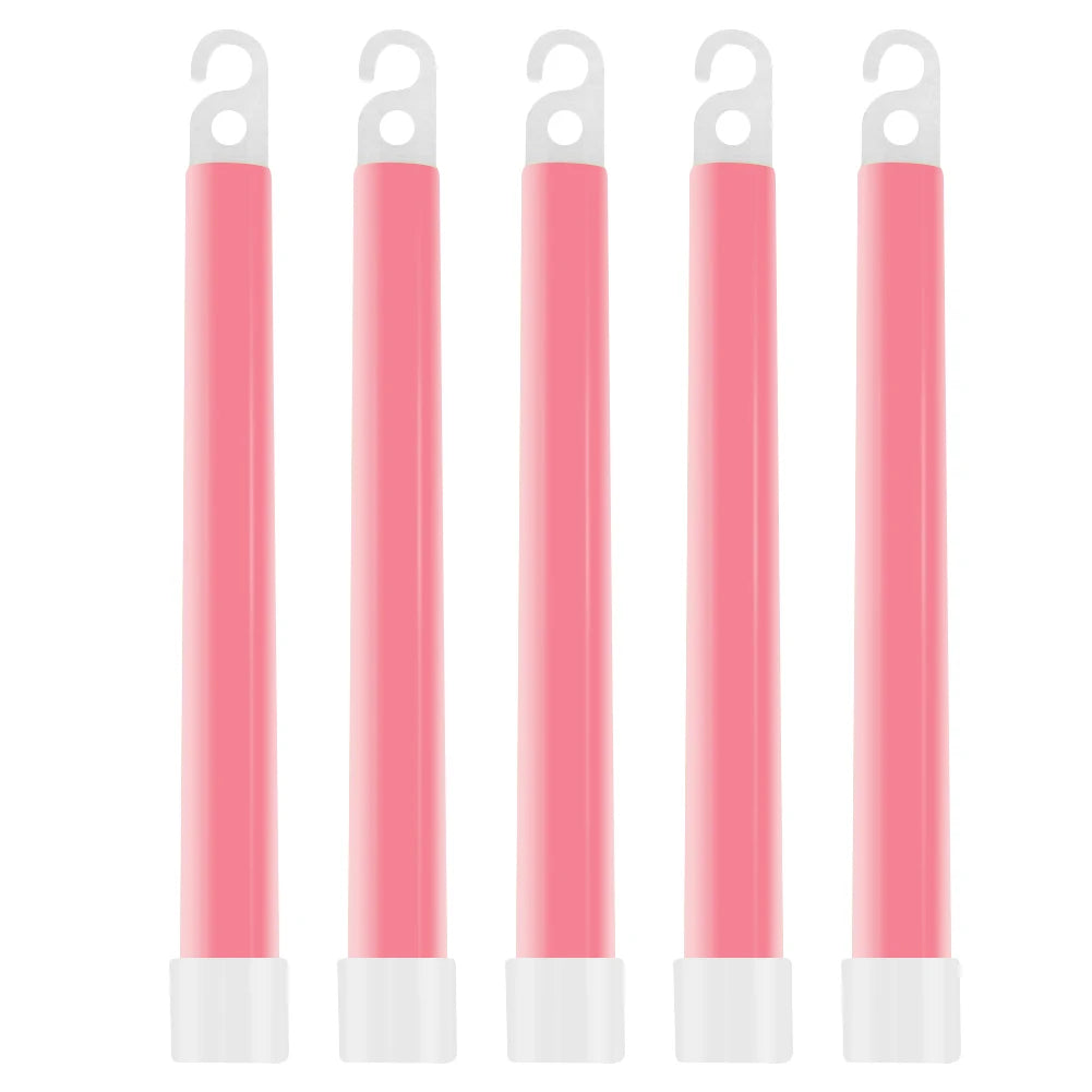 5pcs 6 Inch Outdoor Emergency Glow Sticks Waterproof  Hiking Camping Equipment Concert Party Light Stick