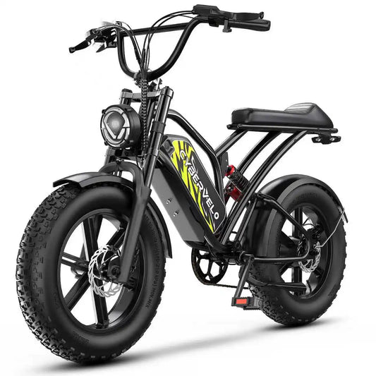 1600W Peak 20x4.0 Inch Wide Fat Tire All Terrain Ebike, 48V 20AH/30AH Removable Battery, Long Range Off Road Adult Electric Motorcycle EK11