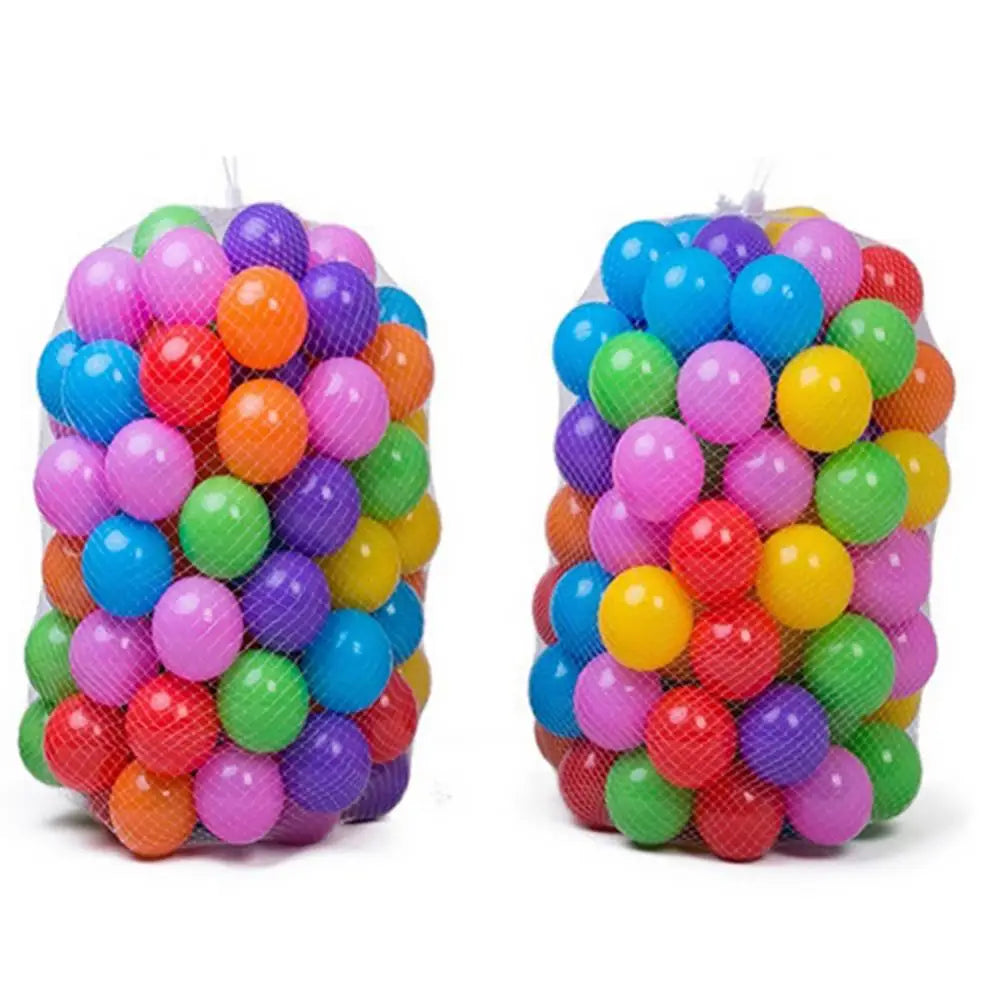 100Pcs Colorful Soft Water Pool Ocean Wave Ball Outdoor Fun Sports Baby Toy Children's Ocean Ball Color Wave Ball bubble ball