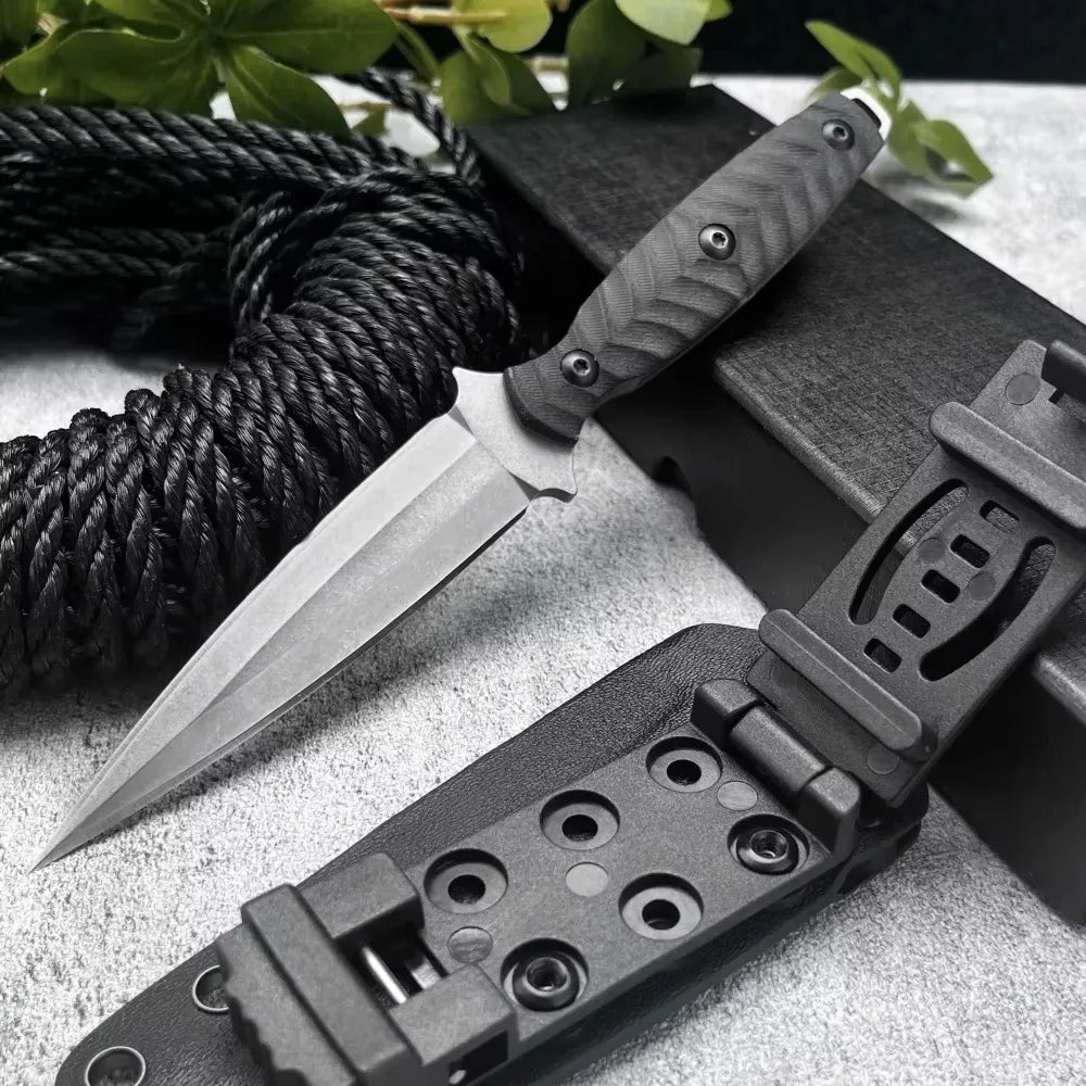Hot Sale TOOR Jungle Fixed Blade Knife with Sheath 440c Blade EDC Cutting Hunting Survival Knife Outdoor Portable Camping Knife