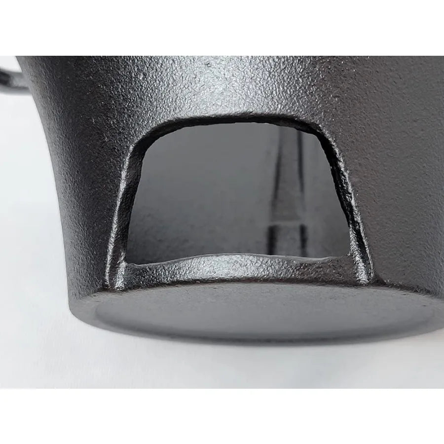 HAWOK Cast Iron Smores Grill Mini Hibachi Grill Mini Portable Hibachi Stove Set of 2 for Outdoor Camping Backyard BBQ Picnic an