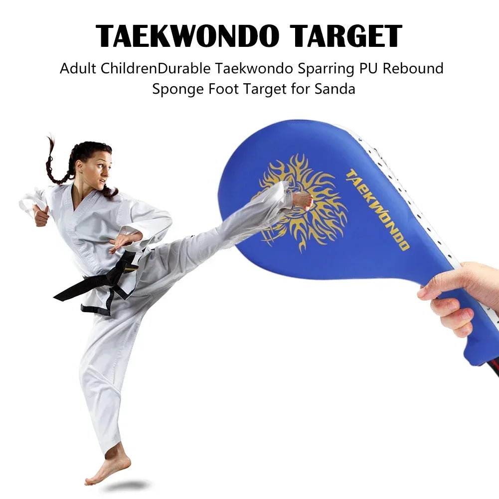 Taekwondo Boxing Pads for Children Kick Pad Target Karate Punch PU Rebound Foot Hand Target Kick Kid Adult Boxing Pad Kickboxing