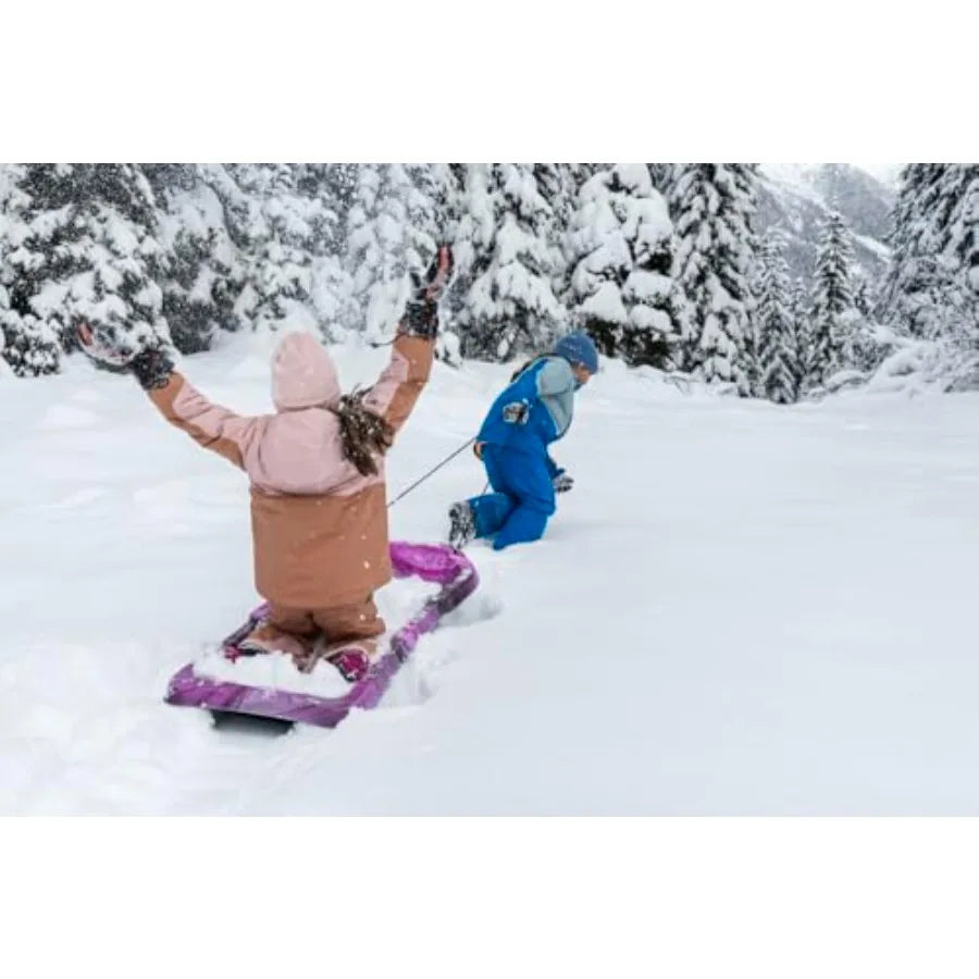 Pelican Sled Mega Snow Glider - Single or Combo - 4 Season Sled for Any Outdoors Activities - Durable Polyester with Vibrant Re