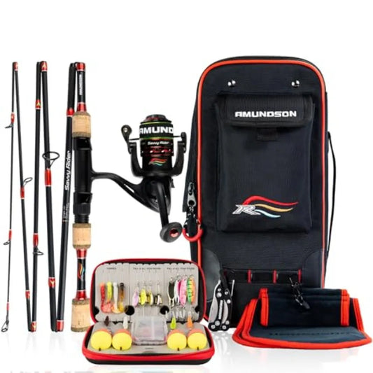 AllinOne Fishing Combo Backpacker for Outdoor Adventures: Compact Durable and Versatile Design with Integrated Storage and Adju