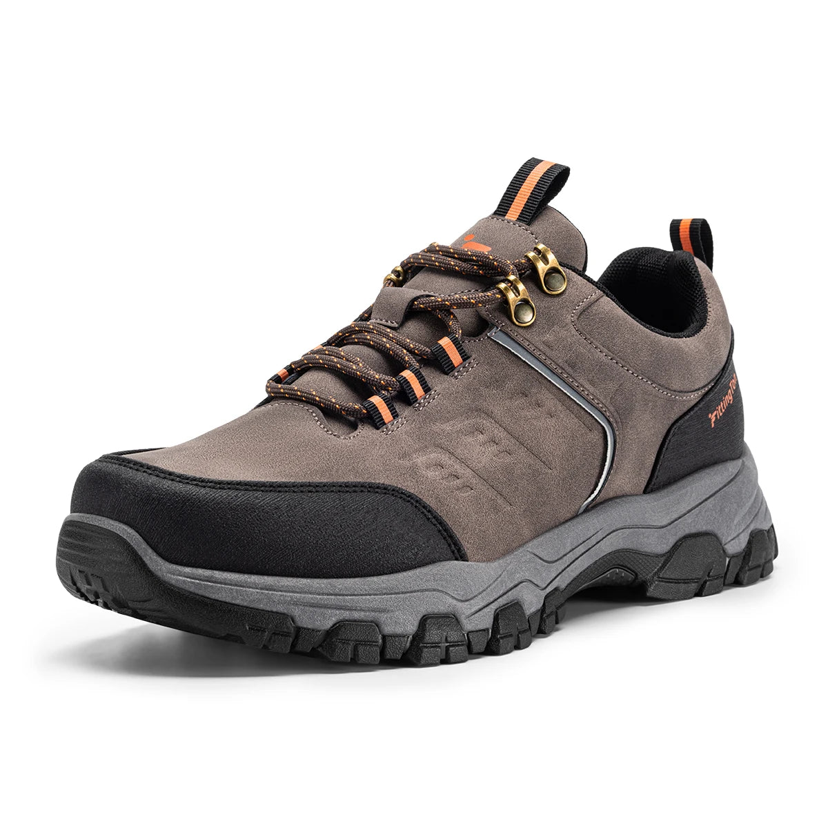 Fittington Men'S Hiking Shoes Outdoor Mountaineering Sports Shoe Cushioning Non-Slip Lightweight Strong Grip Casual Sneakers
