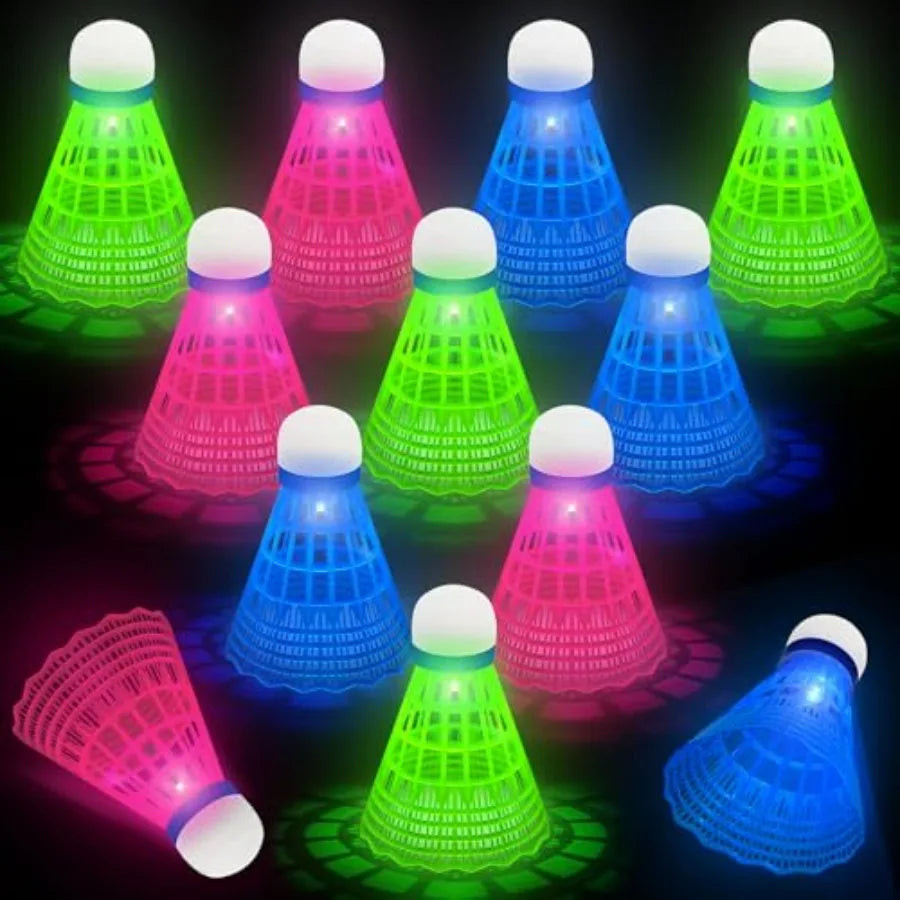12 Pcs Badminton Shuttlecocks Badminton Birdie, Indoor Outdoor Sport Ball Training Exercise Gym Fitness Game