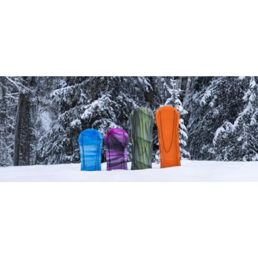 Pelican Sled Mega Snow Glider - Single or Combo - 4 Season Sled for Any Outdoors Activities - Durable Polyester with Vibrant Re