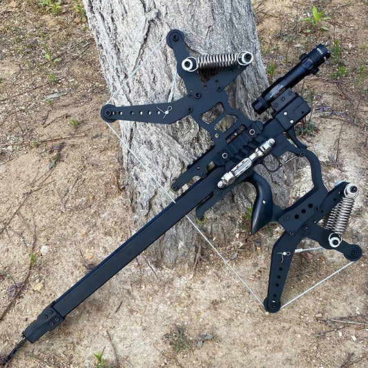 Full Metal Professional Compound Bow, Multi-Use Steel Ball, Arrow &Fishing Precision Shooting,Portable Long-Range Outdoor Target