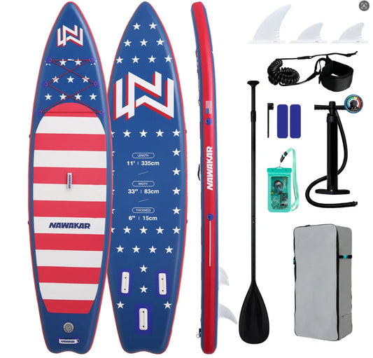 US Stock Surfboard Men's And Women's Lure Fishing Inflatable Portable Sea Surfboard Adult Reinforced Paddle Board