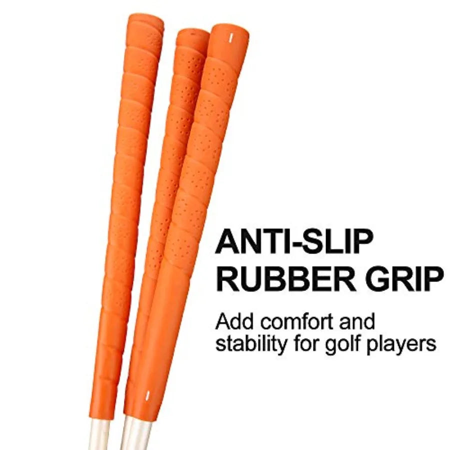 Golf Clubs Set for Yard Sports: Complete Three-Club Package with Durable Carry Bag and Soft Practice Balls Ideal for 's Outdoor