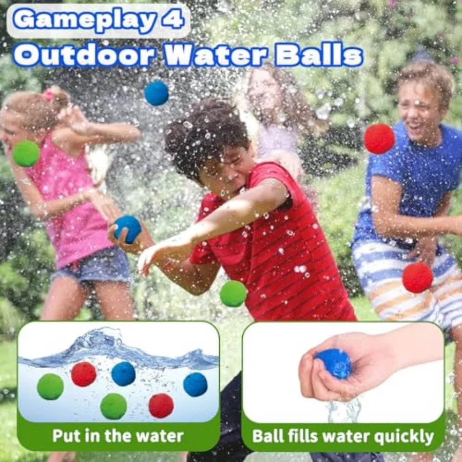 4-in-1 Water Sprinklers T Ball Set and Water Ball Toy, Crocodile Baseball Sprinkler for Backyard Outdoor Summer Toys for Boys G