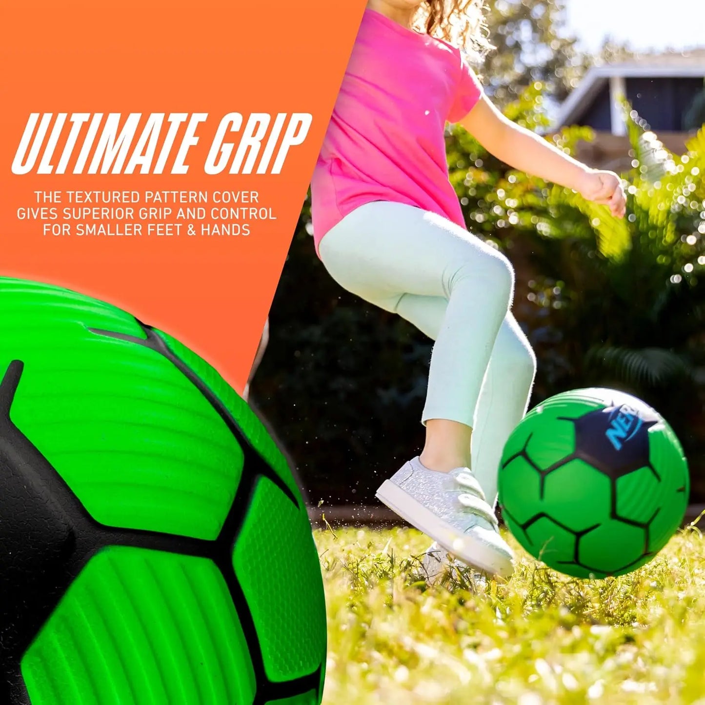 7" Mini Foam Soccer Ball for Indoor and Outdoor Play, Soft and Safe