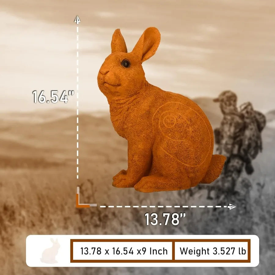 3D Rabbit Archery Target with GroupStand for Realistic Hunting Practice and Outdoor Target Shooting Durable Foam Construction f