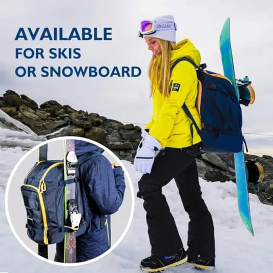 Ski Boot Bag Backpack for Helmet/ Goggles Gloves Skis Snowboard and Accessories