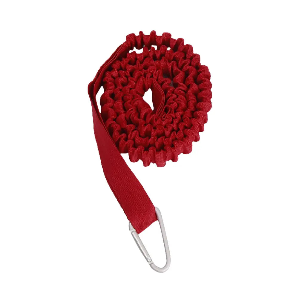 Elastic Kayak Paddle Leash Nylon Heavy Duty Adjustable Coiled Lanyard Tie Rope with Safety Hooks Boats Accessories