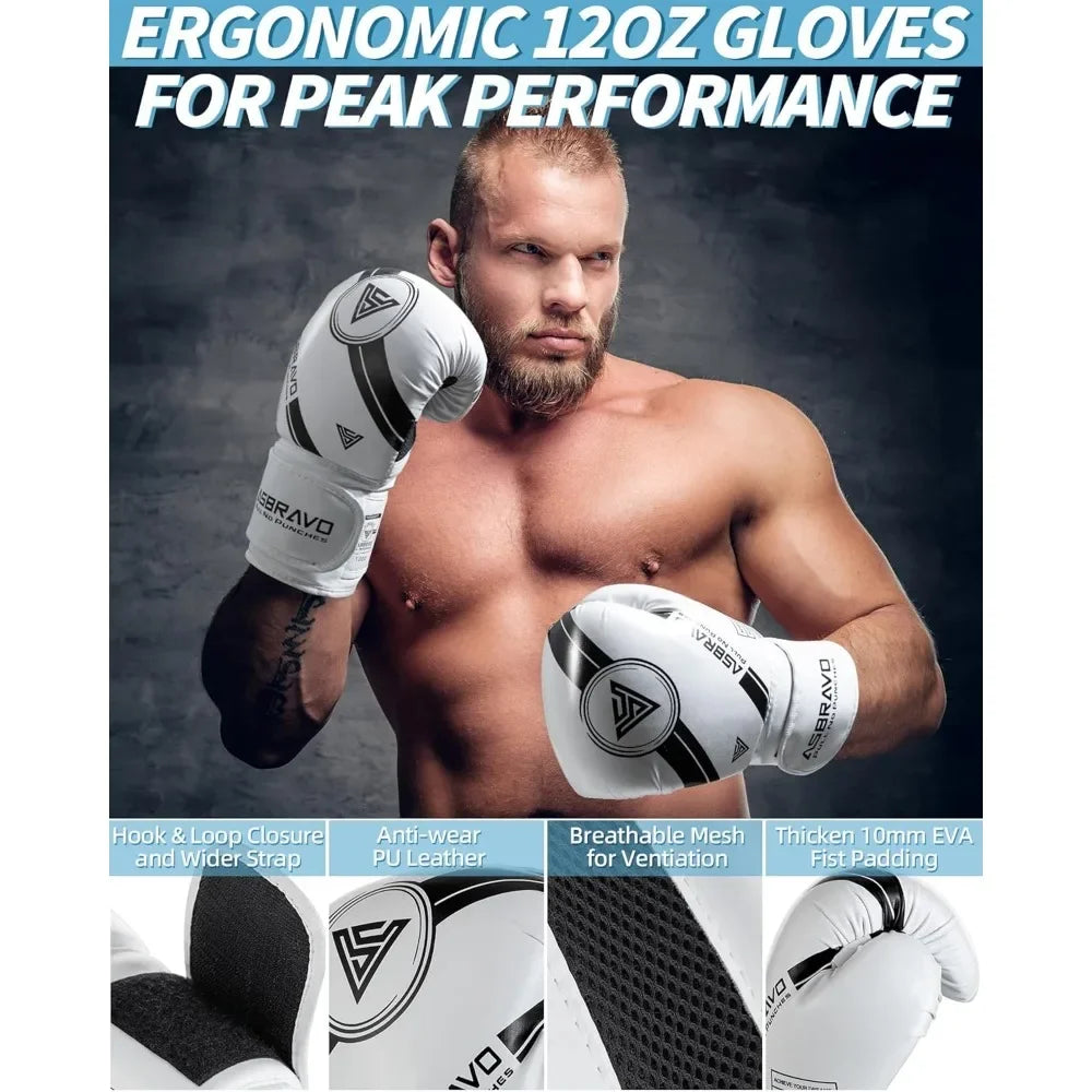 Four Foot Heavy Boxing Bag with Gloves for Adult MMA Muay Thai Kickboxing Training Home Gym Unfilled