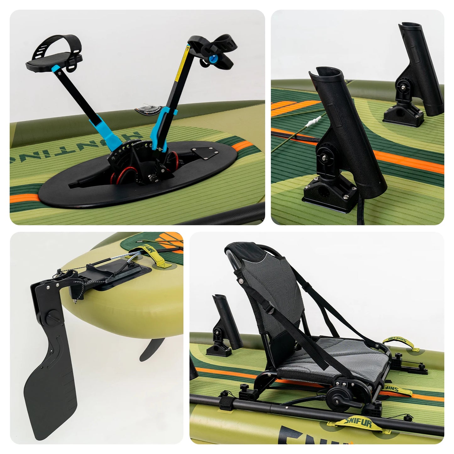 Nawakar Inflatable Paddle Board Kayak Portable Touring Kayak with Padded Seat Inflatable Adventure Boat for Fishing,Thrilling