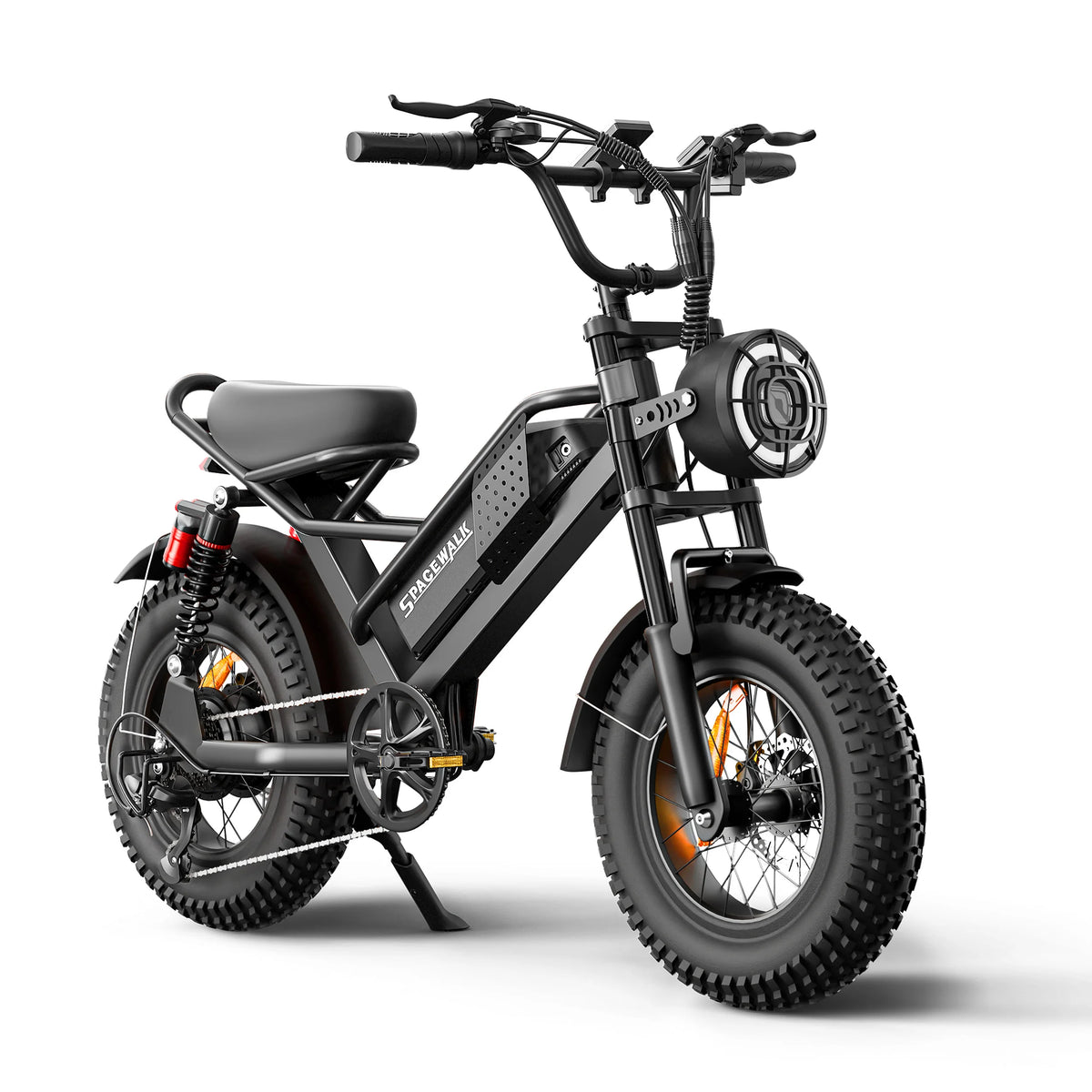Spacewalk 1500W Fat Tire Electric Bike for Adults, 16' X 4.0' All Terrain Ebike with 720Wh Removable Battery, 70 Miles Range, Dual Suspension, UL2849 Certified Electric Bicycle