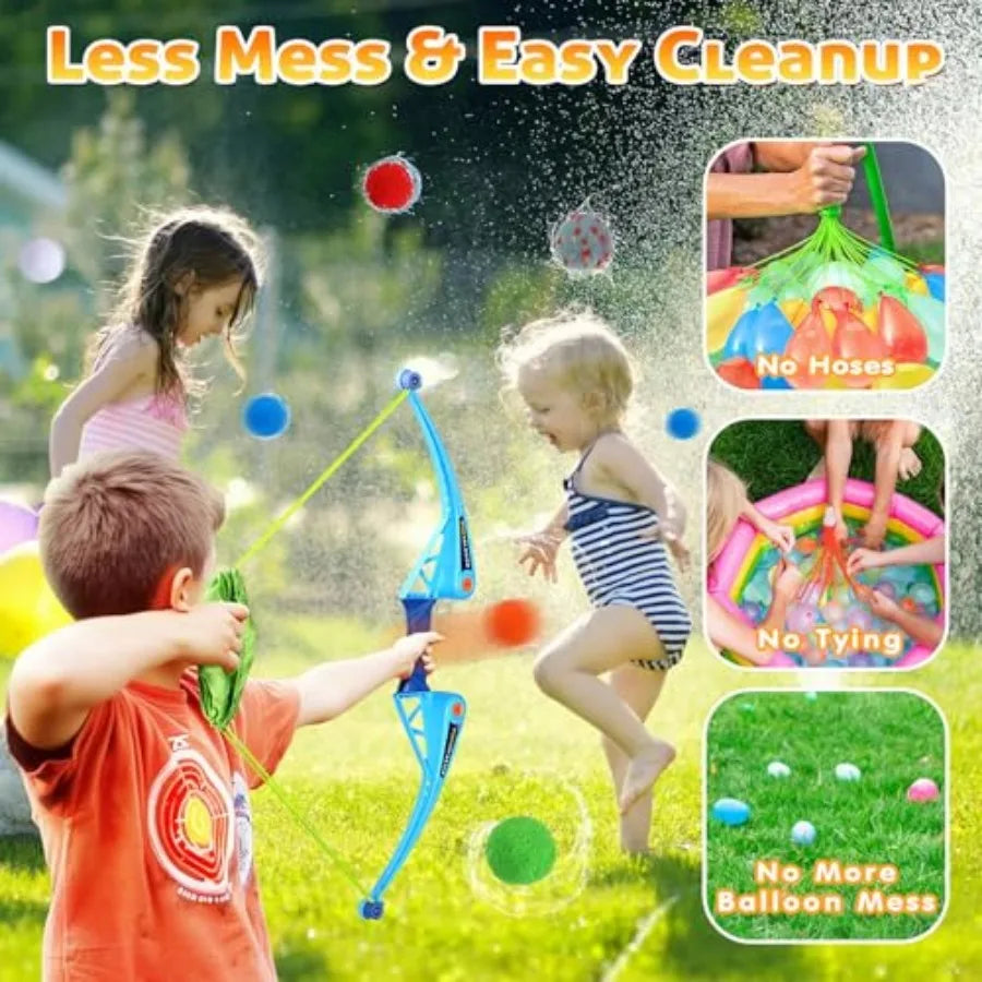 0Pcs Reusable Water Balloons with and Arrow for,Pool Beach Water Fight Equipment for Boys and Girls, Outdoor Summer Toys for Ag