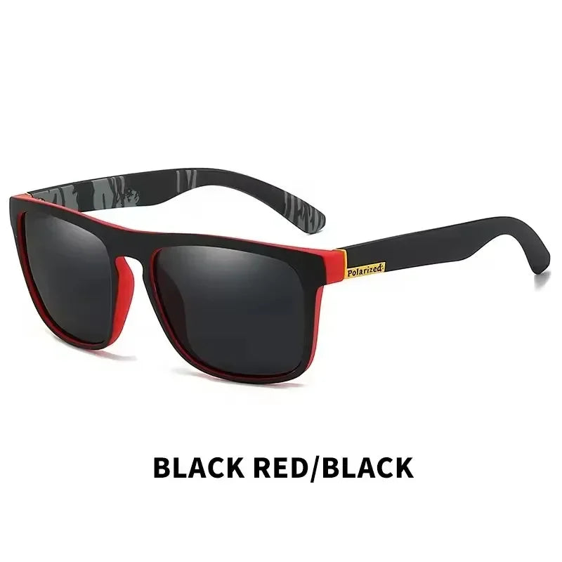 Fashion Sports Sunglasses Polarized UV Protection Personalized Glasses Square Frame Metal Men's And Women's UV400 Eyewear