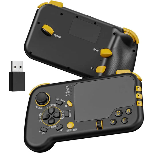 2.4G Wireless Gaming Controller with Gyro, Touchpad, Keyboard, and Mouse for Xbox Series X|S, One, PS5, PS4, Steam, PC Windows 1