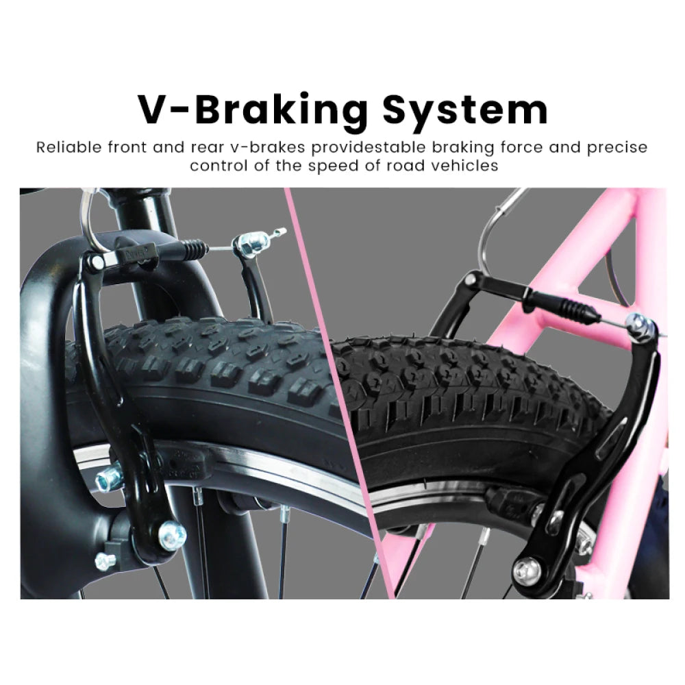24/26 Inch Mountain Bike for Men Women Teens, High-Density Carbon Steel Frame, 21-Speed Drivetrain, Front Suspension, Front & Rear Dual V-Brakes, 80% Pre-Assembled All Terrain Bicycle