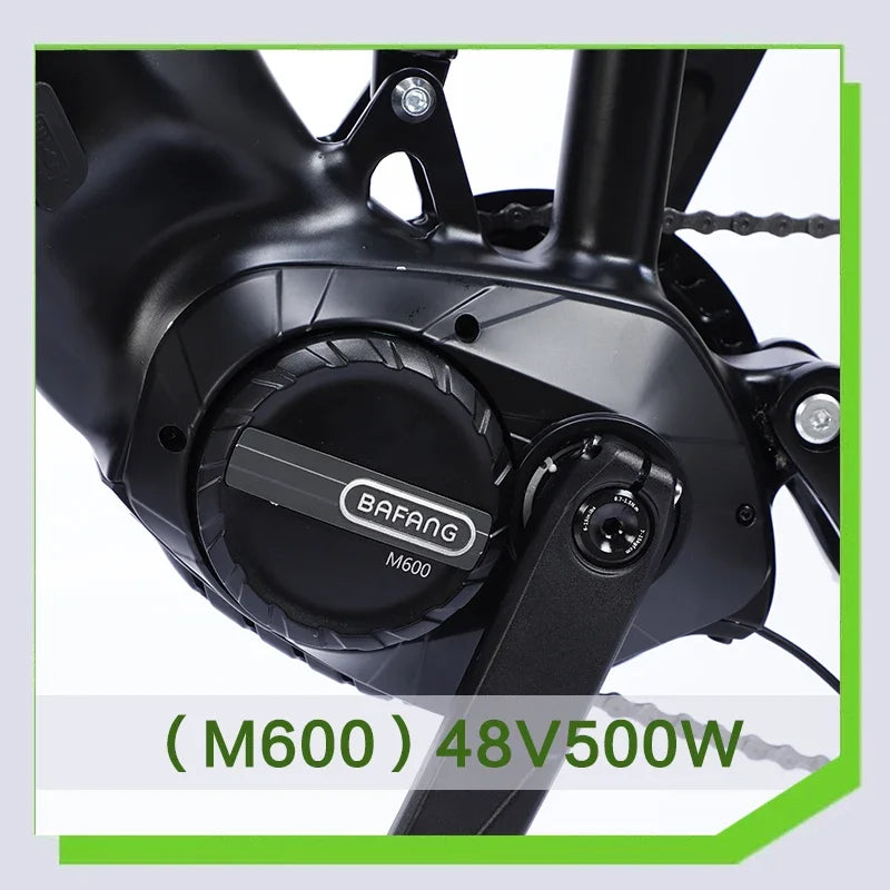 US Stock AKEZ 27.5" Electric Bike, 48V 500W Bafang Motor, 13Ah Lithium Battery, Powerful E-Bike for Adults