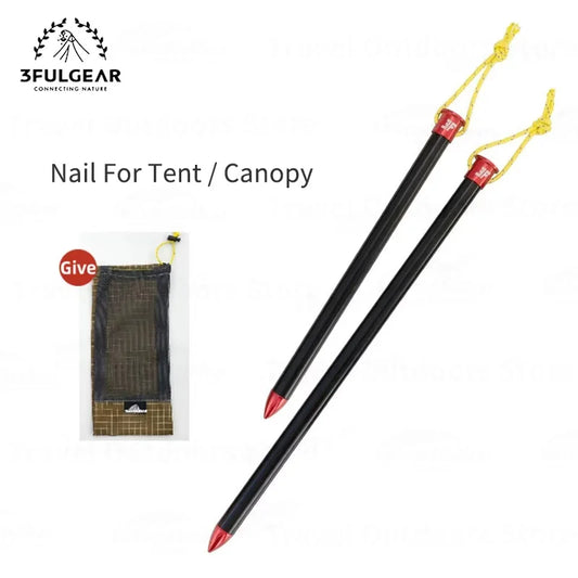 3F UL GEAR Tent Nail 15/20cm 6/10 Pcs Aluminum Alloy Pegs Outdoor Camping Accessories Canopy Nail Ground Peg Awning Legs Stakes