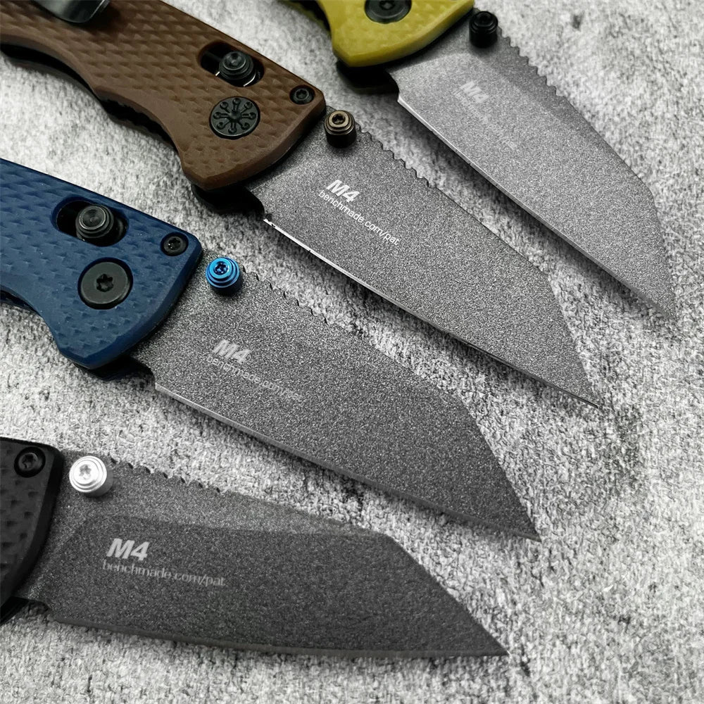 New Hiking and Camping Folding Knife with D2 Blade Portable Outdoor Fishing Knife Everyday Fruit Knife Featuring  Nylon Handle