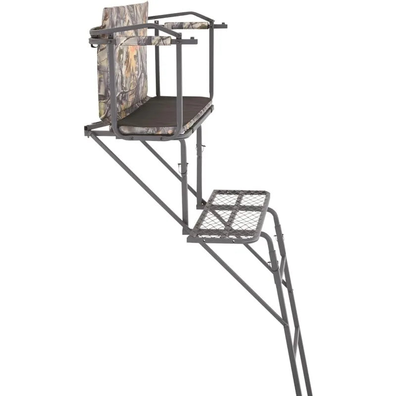 Guide Gear 16.5' 2-Man Ladder Tree Stand for Hunting Elevated Climbing Seat Hunting Gear Equipment Accessories