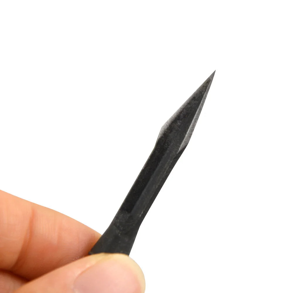 Hunting Arrowheads 12Pcs High Carbon Steel General Thread 112gr Broadheads for Recurve Compound Bow Archery Shooting Target Practice Outdoor Hunting Durable Corrosion-Resistant Accessories