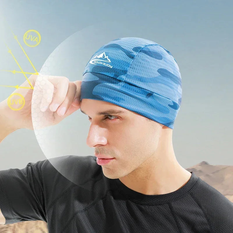 Bike Helmet Liner Cap – Moisture-Wicking Skull Cap for Cycling, MTB & Running, Keeps Hair Dry Under Helmet
