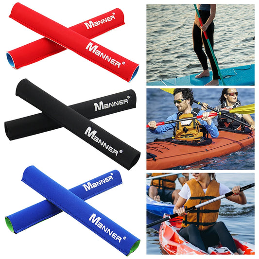 Kayak Paddle Protective Sleeve Non-Slip Kayak Canoe Paddle Grips Cover Soft Blister Prevention Boat Kayaking Accessories