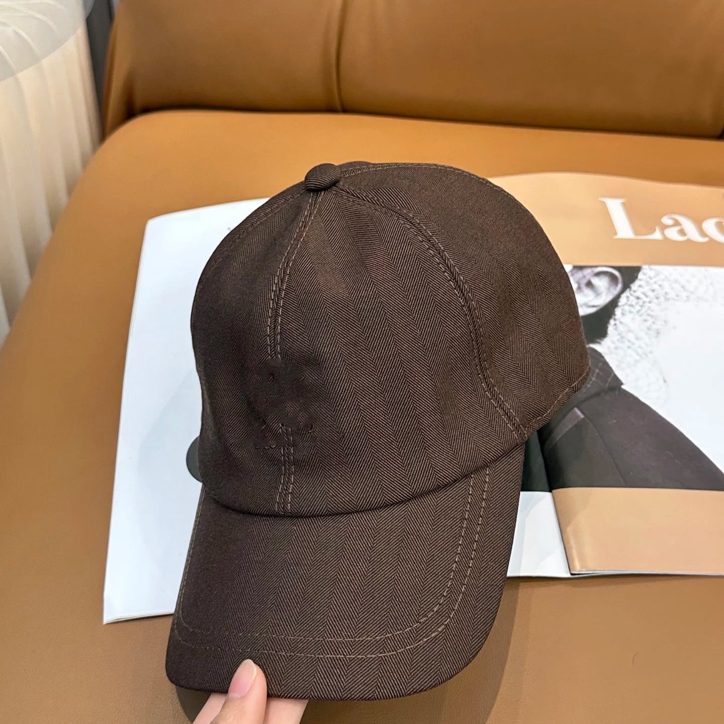 New Luxury Custom Fabric Baseball Cap, Four Seasons, Unisex