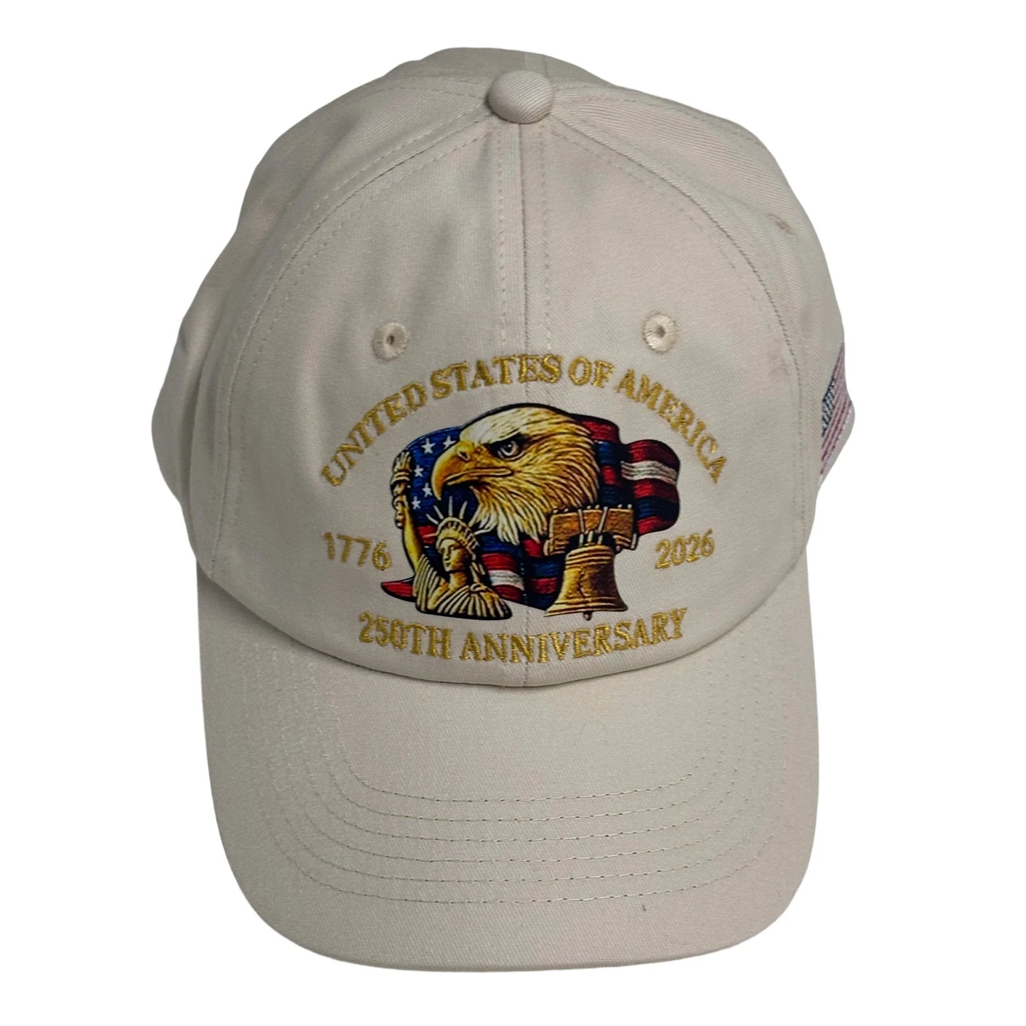 US 250th Anniversary Cap Adjustable Retro Washed Patriotic Cap US 250th Anniversary Tribute Hat for Men Women