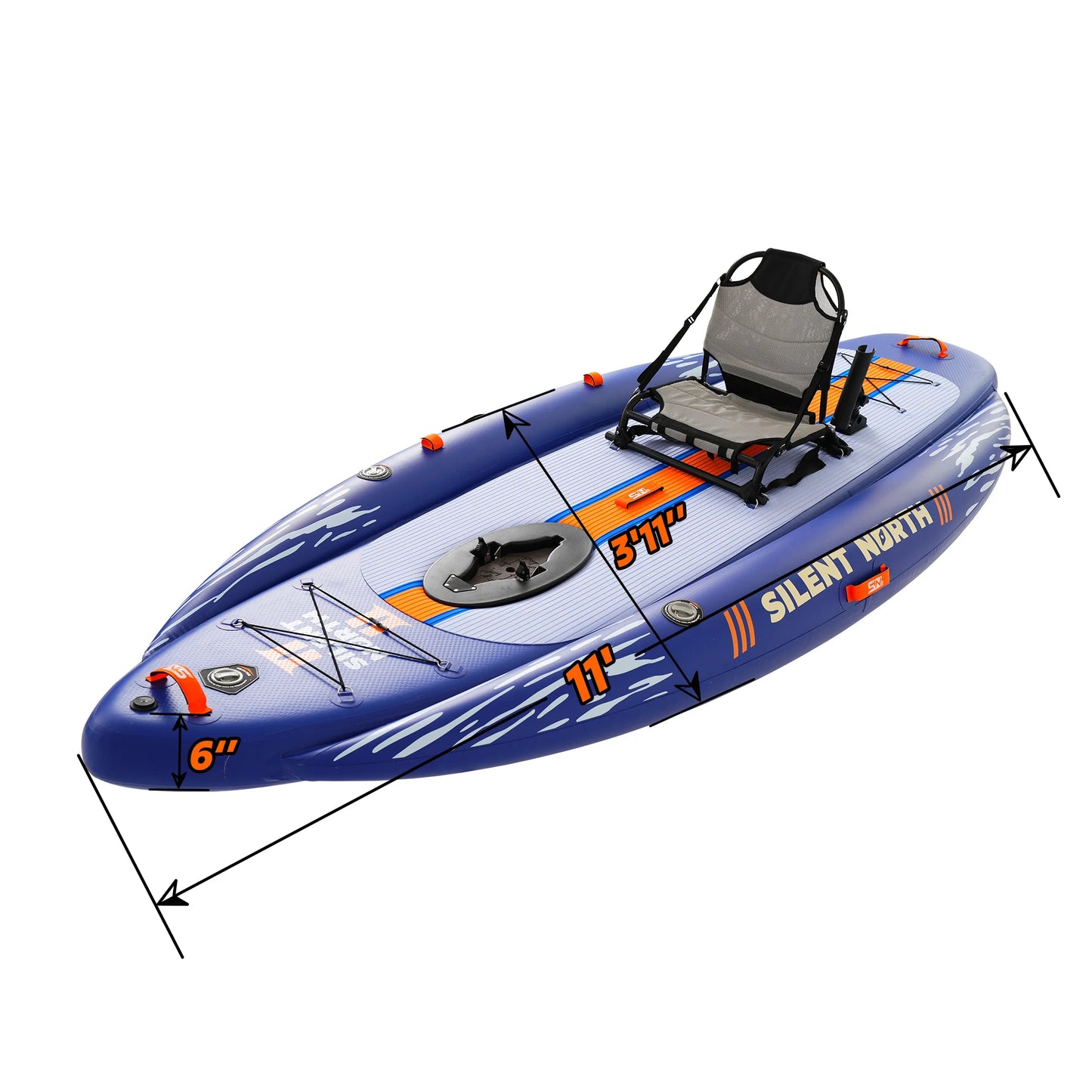 Nawakar Inflatable Fishing Boat Set Heavy Duty Inflatable Kayak Paddle Board-Long Lasting PVC Raft Adventure Boat for Thrilling