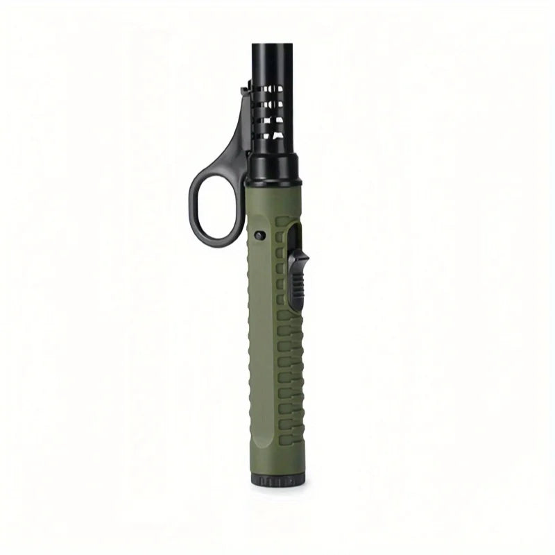 Outdoor Camping Portable Gas Lighter High Firepower Windproof Torch Lighter Adjustable Flame Size for Men's Gift Camping BBQ