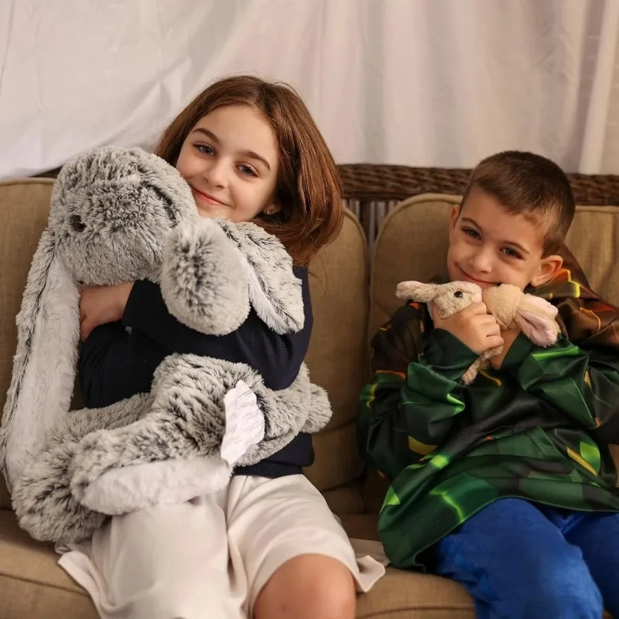 Large Bunny Stuffed Animal 24 - 4Pcs Cuddly Plush Rabbit Toys for - Surprise Gift with Mommy Bunny and 3 Small Bunnies Inside S