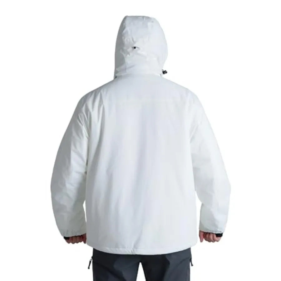 Men's Winter CoatsWater Resistant Warm Insulated Hooded Parka Jacket with Fleece Lined for Snow Ski