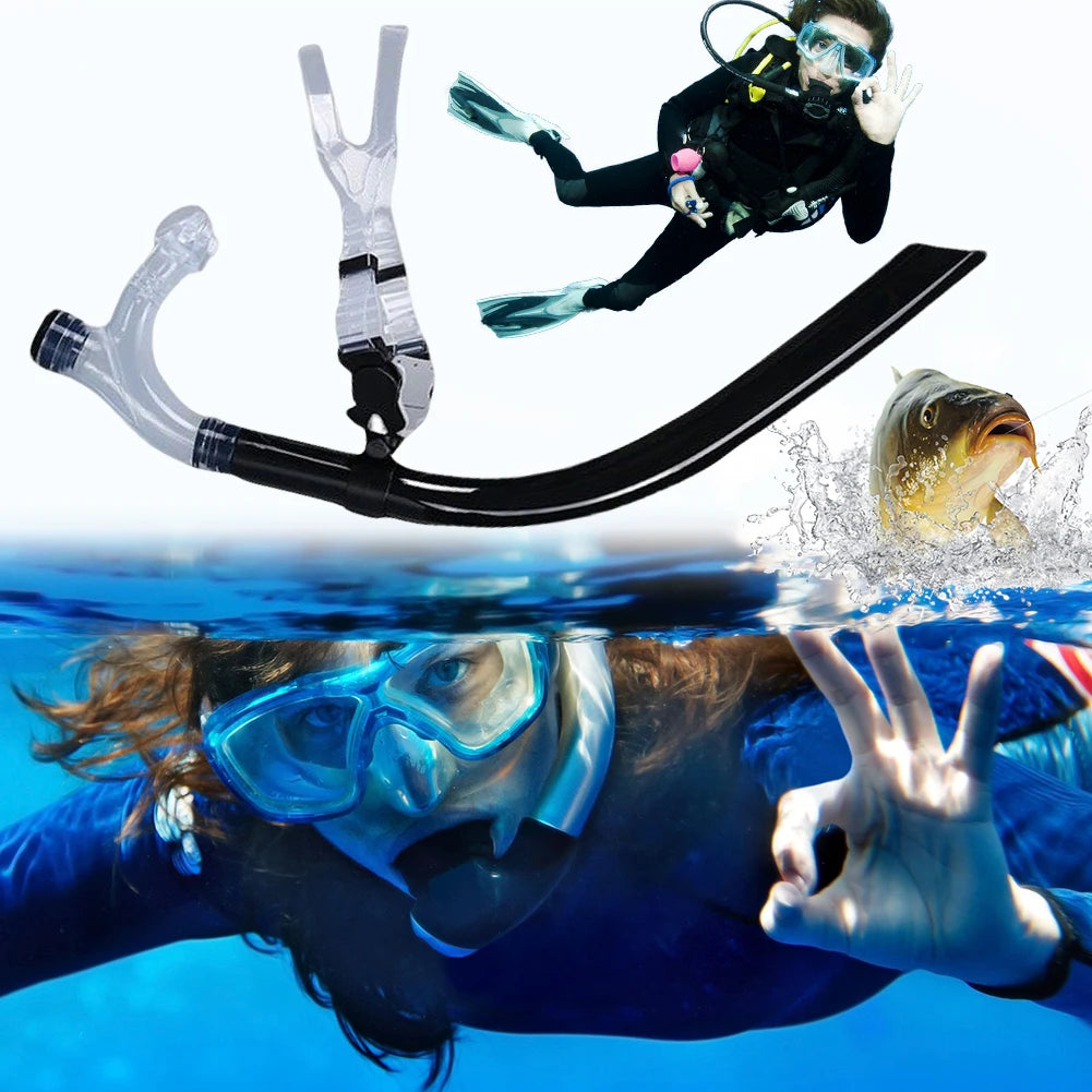 Diving Training Mouthpiece Comfortable Swim Training Snorkel Snorkel Diving Tube for Snorkeling Scuba Diving Freediving Swimming