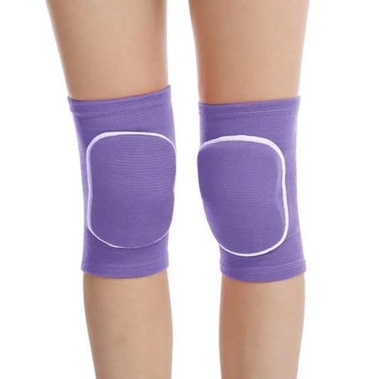 Knee Pad, Anti-Slip Padded Sponge Knee Brace Breathable Flexible Elastic Knee Support for Football Volleyball Dance Skating Bas